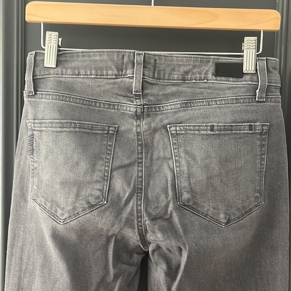 Paige denim. Verdugo ankle pants, dark wash. Grey wash denim jeans, size 28. - Picture 4 of 9